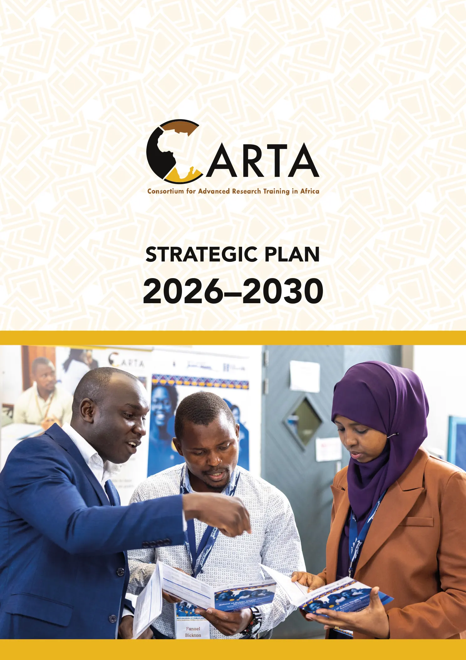 Page 1 of the CARTA Strategic Plan 2026 to 2030