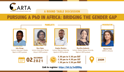Pursuing a PHD in Africa poster lt